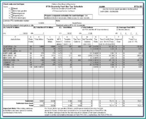 Pa Ifta Quarterly Fuel Tax Report Form