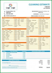 Painting Estimate Template Free Downloads