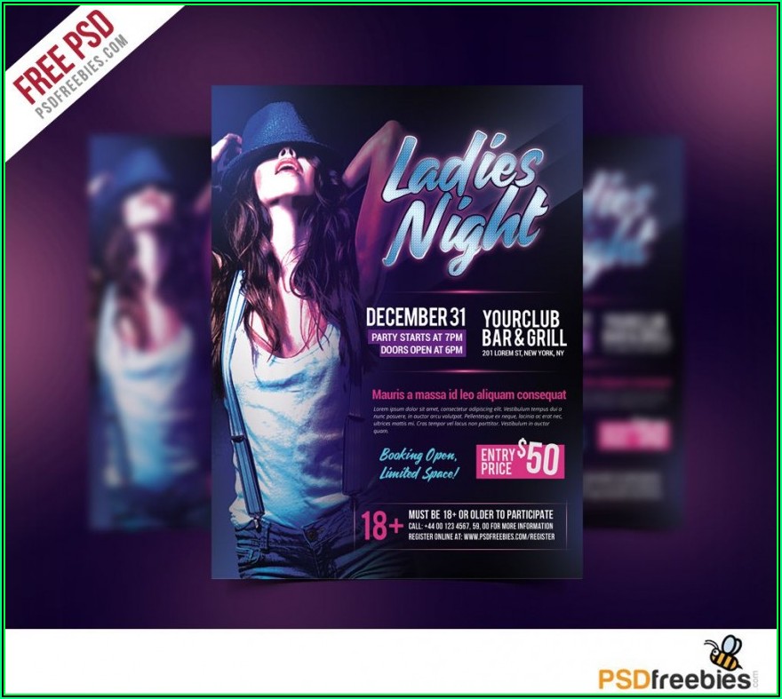 Party Flyer Template Free