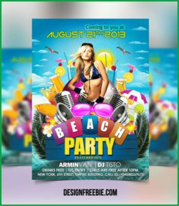 Party Flyer Templates Free Download Psd