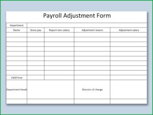 Payroll Sample Pdf