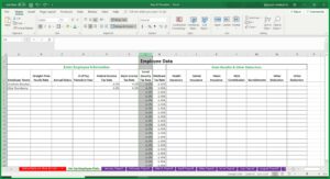 Payroll Template Excel Free