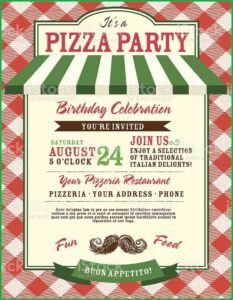 Pizza Party Invitation Template