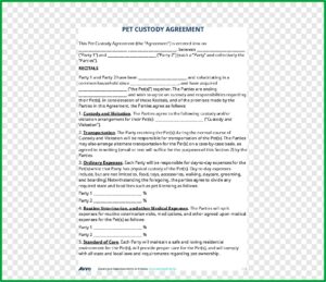 Postnuptial Agreement Template Word