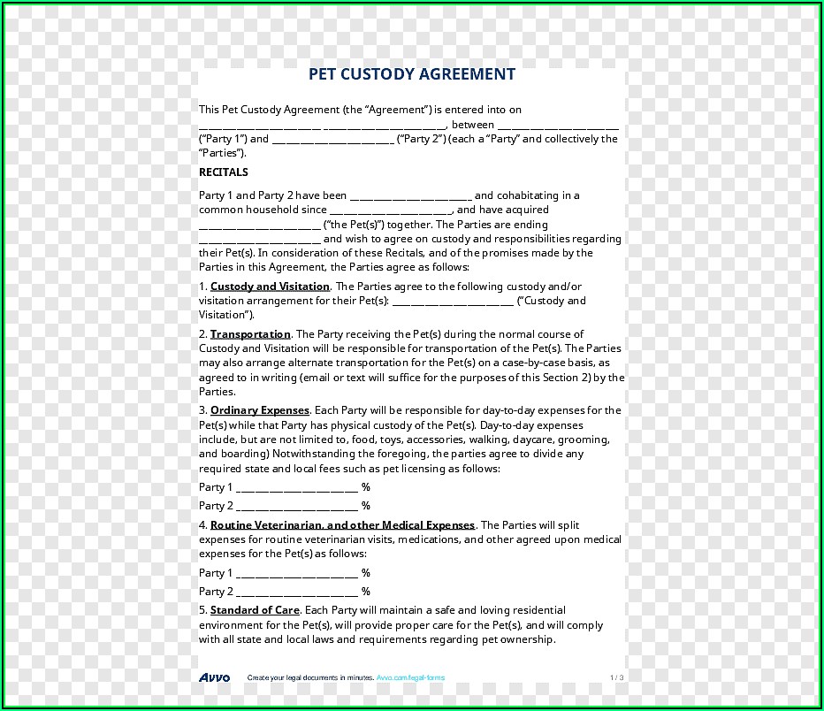 Postnuptial Agreement Template Word