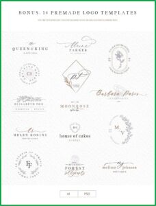 Premade Logo Templates Free