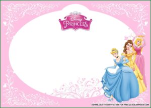 Princess Baby Shower Invitation Templates Free