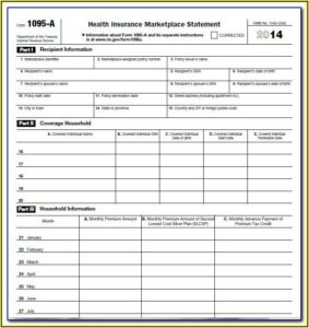 Print 1095 A Form