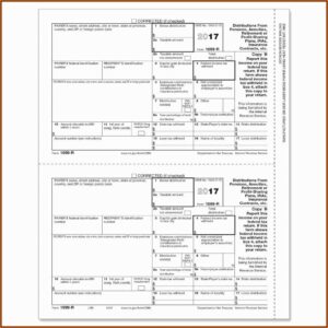 Printable Form 1099 Misc 2018