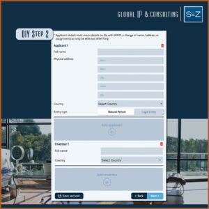 Provisional Patent Application Form South Africa