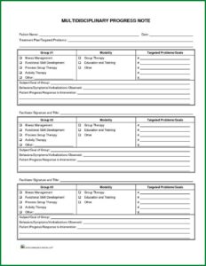 Psychotherapy Session Notes Template