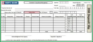 Quickbooks Deposit Slip Template Excel