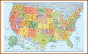 Rand Mcnally Laminated State Maps