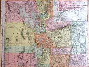 Rand Mcnally Utah State Map