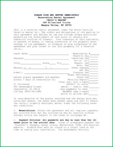 Rental Agreements Examples