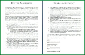Rental Agreements Forms