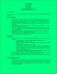 Rental Contract Templates