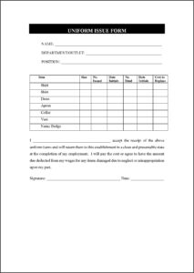 Restaurant Employee Handbook Template