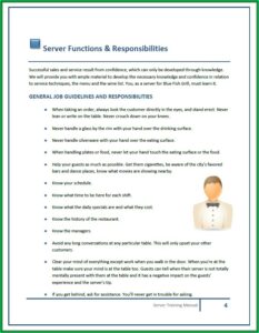 Restaurant Employee Handbook Template Word