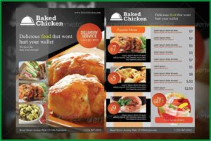 Restaurant Menu Format Word