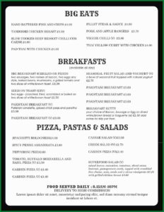 Restaurant Menu Template Microsoft Word