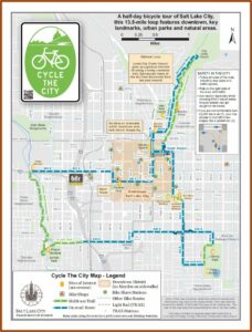 Salt Lake City Downtown Hotels Map