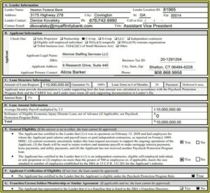 Sba 7a Loan Forms