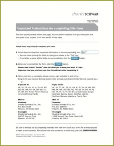 Schwab 401k Rollover Form