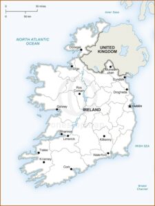 Street Map Of Donegal Ireland