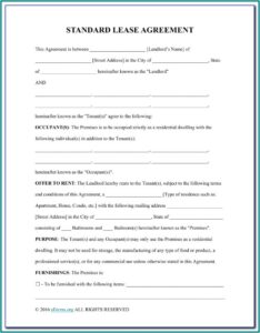 Texas Lease Extension Agreement Form