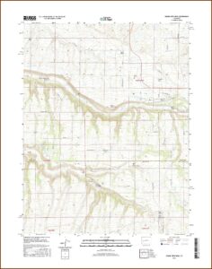 Topo Map Of Grand Mesa Colorado
