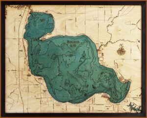 Topographic Maps Of Michigan Lakes