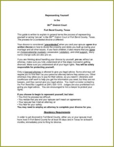 Uncontested Divorce California Forms