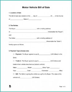 Used Car Appraisal Form Templates