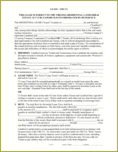 Vrlta Lease Form