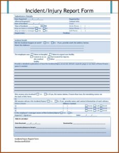 Workplace Harassment Incident Report Form