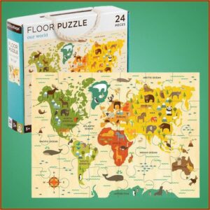 World Map Floor Puzzle