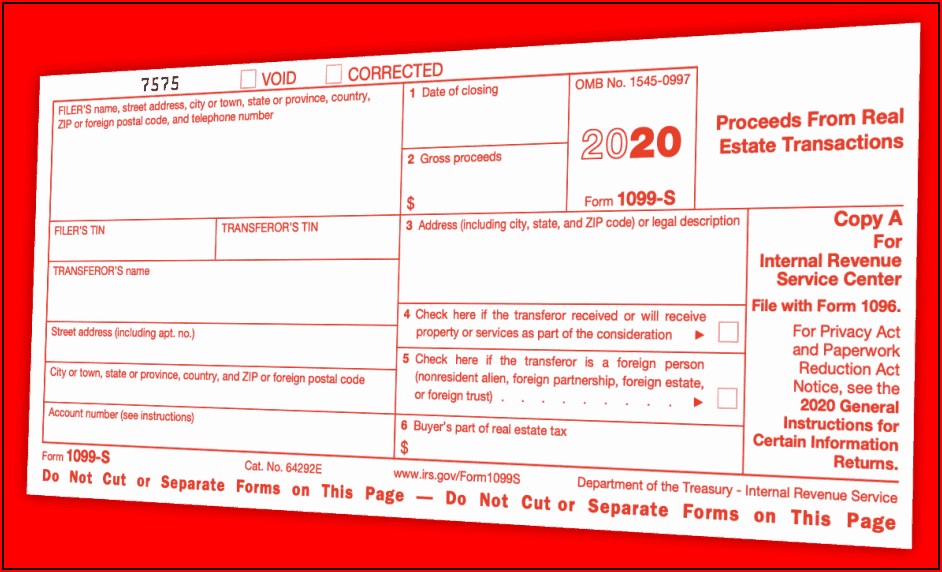 1099 S Reporting Form 2019