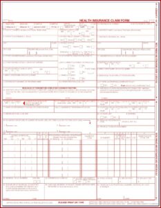 1500 Health Insurance Claim Form Fillable