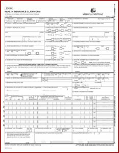 1500 Health Insurance Claim Form Reference Instruction Manual