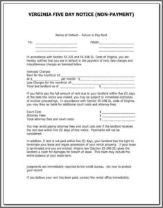 3 Day Notice To Pay Or Quit Free Template