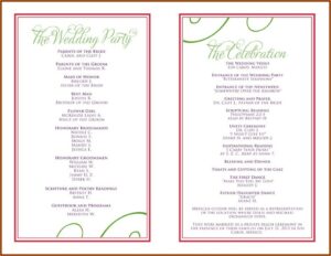 70th Birthday Program Template