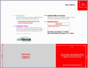 8.5 X 11 Postcard Template