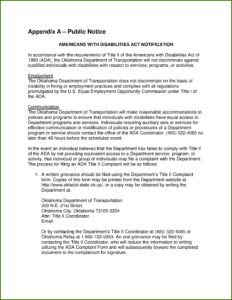 American Disability Act Claim Form