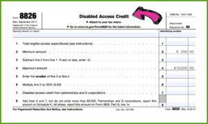 American Disability Act Form 2019