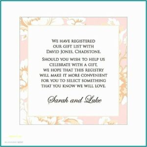 Baby Shower Registry Cards Template