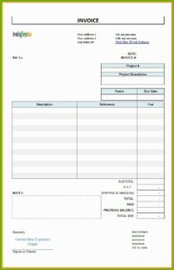 Billing Statements Template