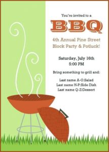 Block Party Template Flyers Free