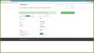 Bootstrap Responsive Form Generator