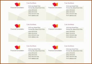 Business Card Template Avery 8871